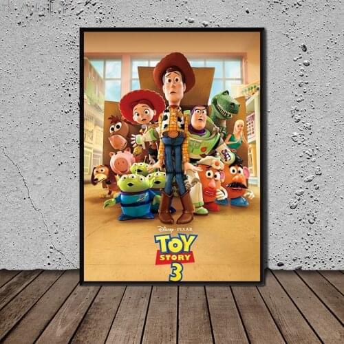 Modern Abstract Toy Story 3 Poster Nordic Canvas Painting Art Posters And Prints Wall Art Picture for Home Decor