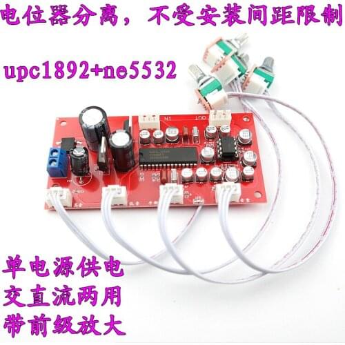 UPC1892CT Tone Board with NE5532 Pre-amplification Potentiometer Separation NEC C1892CT