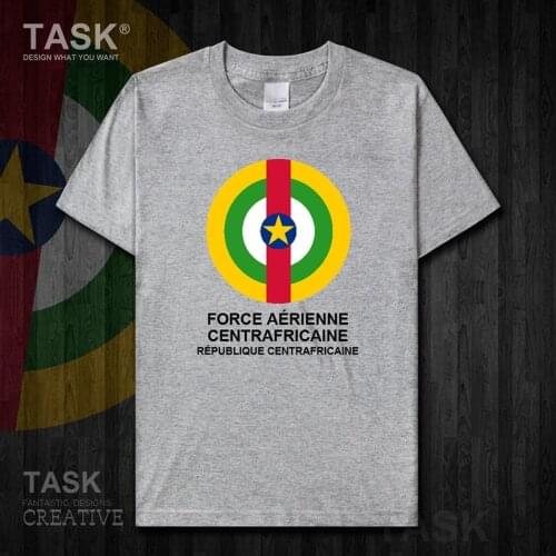 Air Force Central African Republic Centrafrique CAF CA Africa t shirt new Tops Short sleeve cotton Army Tactical Military 01