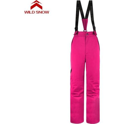 WILD SNOW Women Ski Pants For Winter 5 Colors 5 Sizes Warm Outdoor Sports Pant snow pants for girls ,P-102