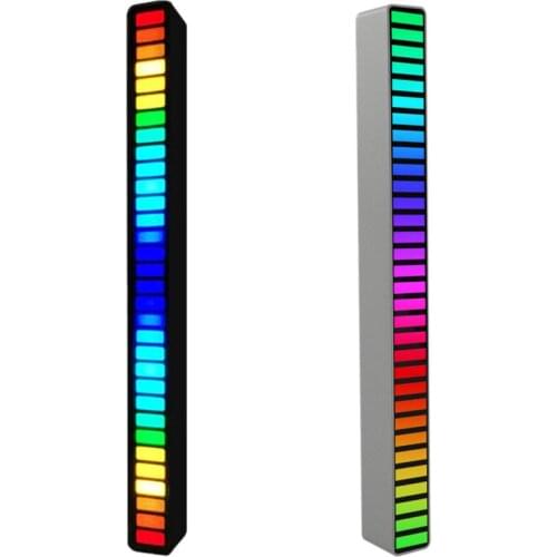 Pickup Rhythm Lights,32 Bit RGB Colorful Music Ambient Light For Car/Home Sound Control Light