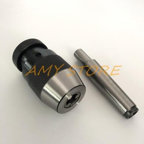 1Set #L8603 1-16mm B18 KEYLESS HIGH PRECISION CNC DRILL CHUCK with MORSE TAPER MT2(3-16) M10 SHANK
