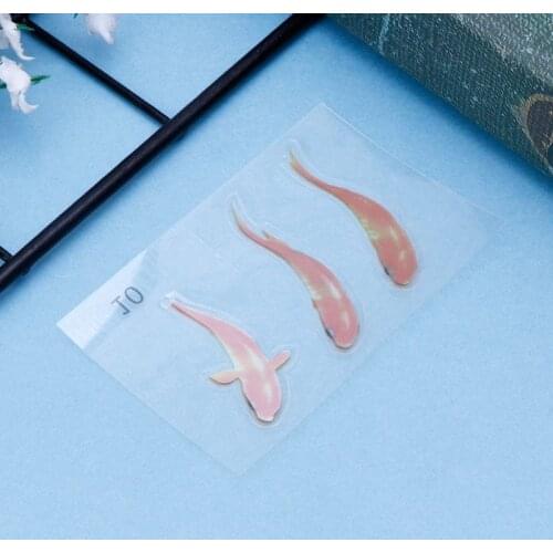 13 Pcs/Set Filling Sticker Epoxy Resin Silicone Mold Materials DIY Jewelry Making Gold Fish Leaf Decoration Filler Self Adhesive