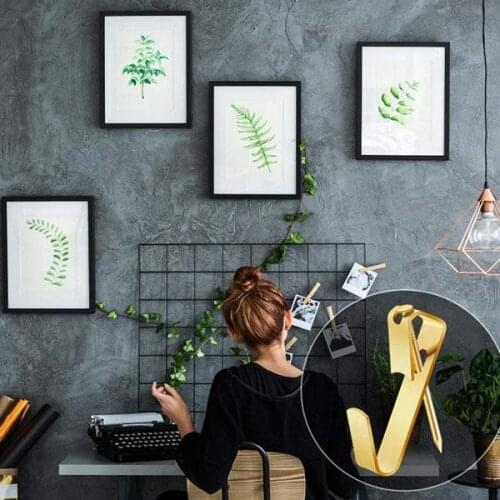 130PCS Picture Hangers with Nails Picture Hanger Hooks with Nails Large Picture Hanging Kit Drywall Wooden Hanging Photo Hanger