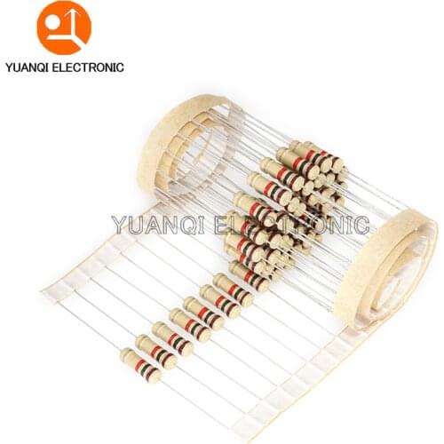 20pcs 1W Carbon Film Resistor 5% 1R ~ 10M 10R 100R 220R 330R 470R 1K 2.2K 3.3K 4.7K 10K 22K 47K 100K 1M 10 100 220 330 470 ohm