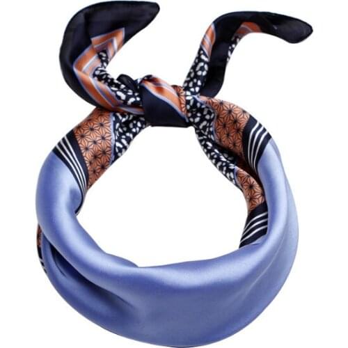 2020 70x70 Profess bib Multipurpose women Silk twill scarf Satin square tie Hairband ladies foulard femme towel bufanda shawl