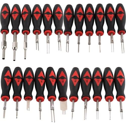 23pcs Universal Automotive Terminal Release Removal Remover Tool Kit Accessory
