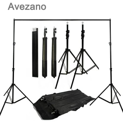 Avezano Photography Backdrop 3x2.6m Photo Studio Background Stand Photography Studio Background Support Stand Kit