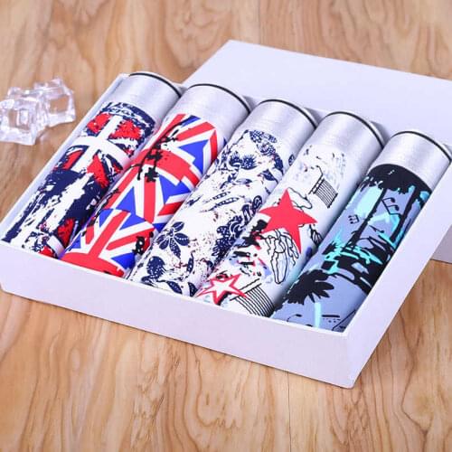 4/5pcs/lot Mens Underwear Ice Silk Men Boxer Men Breathable Ultra-Thin Smooth Boxer Homme Print Comfortable Boxer Para Hombre