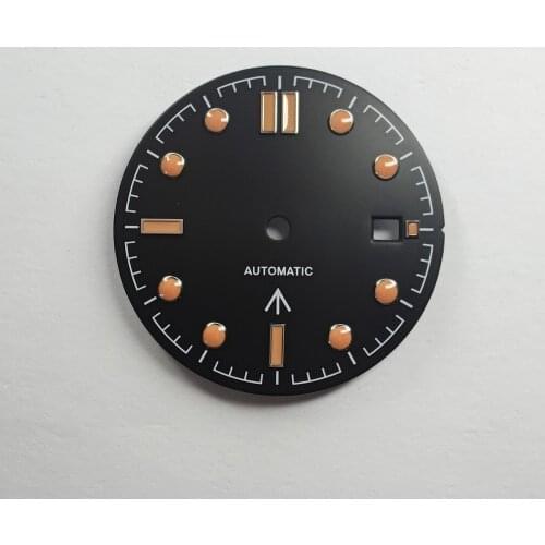 31mm dial watch parts sterile dial for ETA 2836 2824 Pearl DG 2813 Miyota 8215 movement