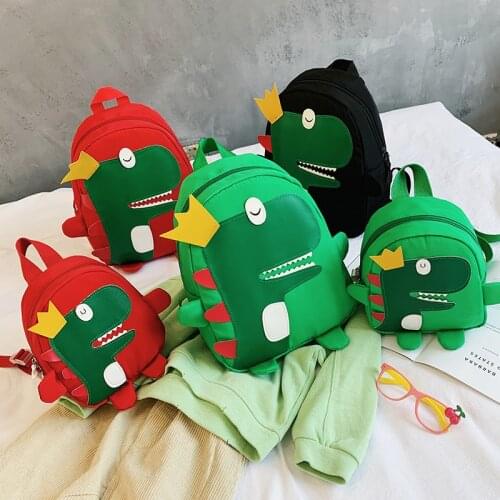 New kindergarten baby school bag children 3D cartoon mini bag cute dinosaur school bag boy and girl backpack