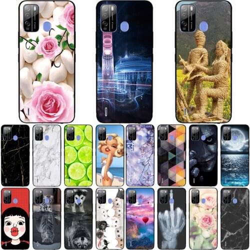 For ITEL Vision 1 Case Wolf Silicon TPU Fundas for ITEL Vision 1 Pro for ITEL Vision 1 Plus Cat Animal Shell Housing Phone Case