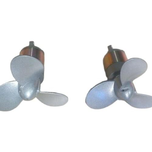 Electric Boat Playing Nest Pull Net Outboard Motor Propeller Hanging Paddle Machine Rubber Boat 12V Underwater Motor Propeller