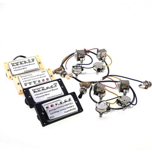Electric Guitar Pickups Humbucker Pickups Alnico Bucker with Pro Wiring Harness for Epiphone/Gibson guitar
