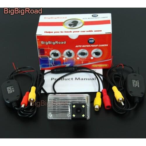 BigBigRoad Car Rear View Backup parking Camera For toyota corolla BYD F3 F3R S6 M6 E6 F3DM Lifan 620 sedan X60 night Vision