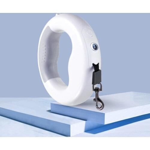 Lights ABS High-Grade Stable Durable 3 Meter Automatic Retractable Dog Traction Rope Leashes Pet Leads