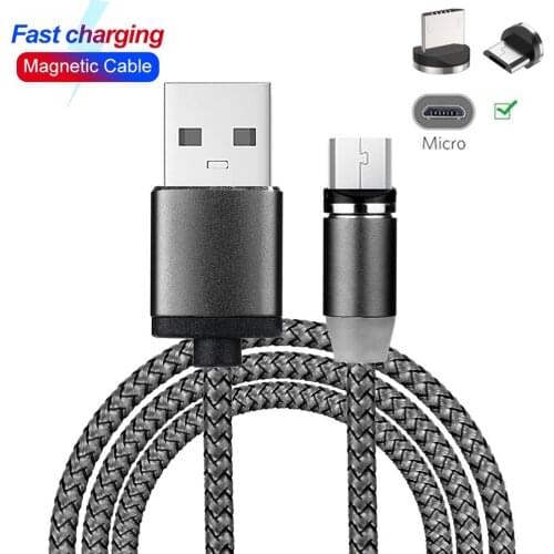 For Huawei Y9 2019 Enjoy 9 Plus Honor 8C 8X Max / 7C Pro P Smart+ Elephone S7 Android phone Fast charge magnetic Micro USB Cable