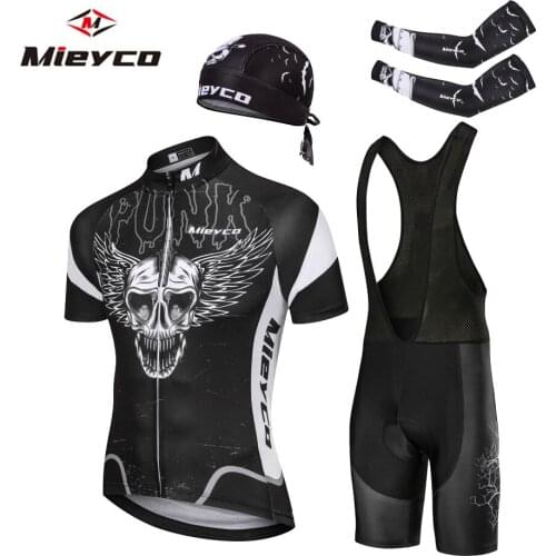 Mieyco Simple Retro Men Cycling Set Mountain Bicycle Cycling Clothing Summer Cycling Jersey Breathable MTB Bike Clothing Of Male
