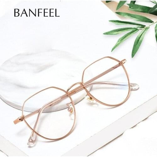 IP Titanium Glasses Frame Women Vintage Round Myopia Optical Prescription Eyeglass Frame Men 2020 Diamond Shape Eyewear
