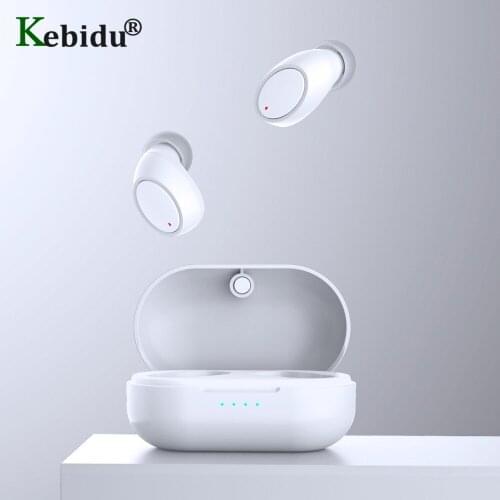 TWS Bluetooth V5.0 Earphones Waterproof Wireless Earbuds Headset Charging Box Mini In Ear Dual Microphone For Iphone Xiaomi