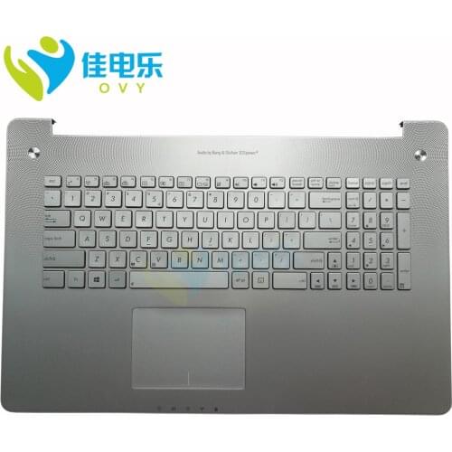 New N750jw Laptop Keyboard for ASUS n750 n750j n750jk n750jv SP US backlit Palmrest Top case 90NB0201-R32SP0 90NB0201-R32UI0