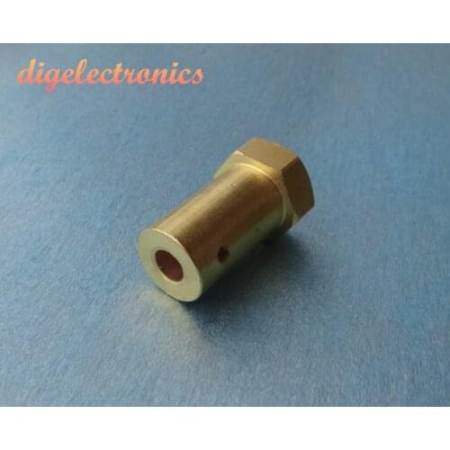 17mm Hex Coupling Adapter Shifting Coupling Inner 6/8mm Copper Connector For DC Gear Motor Stepper Motor RC Car Wheels Chassis