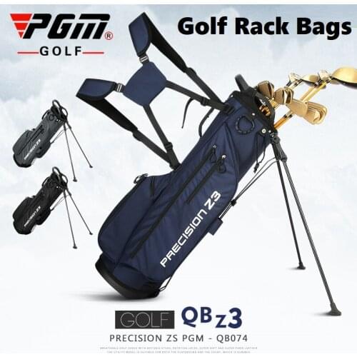 PGM Men Women Portable Golf Rack Bag With Braces Bracket Stand Support Lightweight Golf Bag Anti-Friction Golfing Gun Package