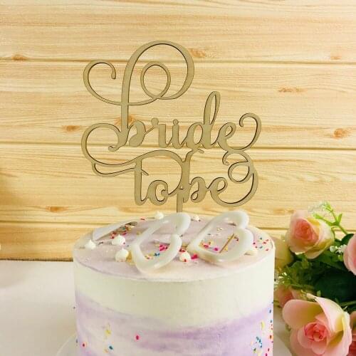 Bride to be Wedding Cake Topper,Bride Shower wedding Engagement Cake Topper, Bridal Shower Bachelor Party Night Party Cake Decor