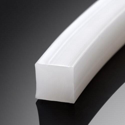 5mm x 5mm/10mm/15mm/20mm/30mm High temperature resistant solid silicone rubber sealing strip weatherstrip