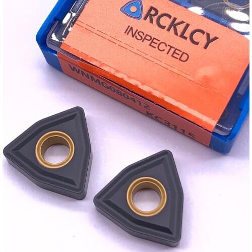 10pcs WNMG080412 MG KC3115 High quality Processing peach New External turning tool Carbide insert for cast iron