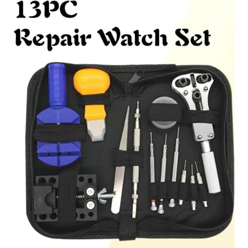 13Pcs Table Repair Tool Set of Table Adjustment Device Steel Band Watch Removal Cut Change Strap Bracelet Regulator