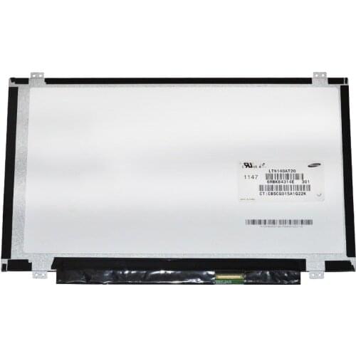 14.0" laptop LCD Screen Fit For LTN140AT20-301 501 601 602 701 B01 D01 L01 L02 P02 S01 T01 V01 W01 W02 W05 HD 1366x768 New