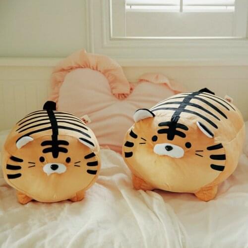 45cm Cartoon Tiger Zebra Plush Toy Pillow Stuffed Animal Kawaii Doll Soft Toys for Children Christmas Present Cute Toy Gift