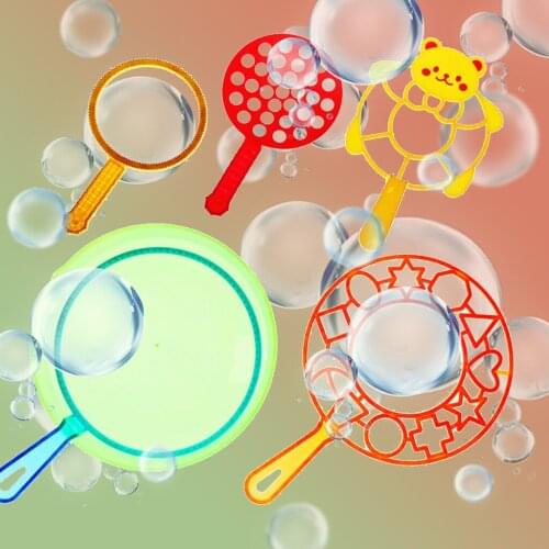 6pcs/set Water Blowing Toys Bubble Soap Bubble Wand Set Assortment Play Outdoor Kid Toys Parent-child Exchange Interactive Toy
