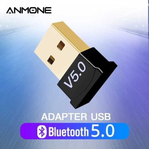 ANMONE True 5.0 USB Bluetooth Adapter Transmitter For Huawei Xiaomi Samsung Tablet Audio Bluetooth Dongle Wireless USB Adapter