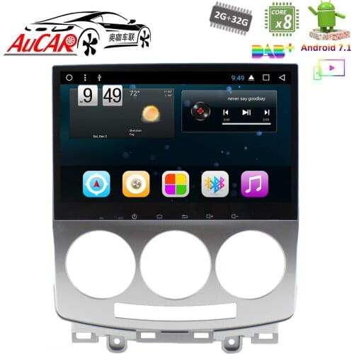 Android 7.1 car dvd player 9" GPS Navigation system for Mazda 5 2005 - 2009 HD 1024*600 Bluetooth GPS Radio WIFI 4G Stereo aux