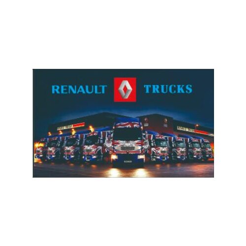 Car Flag Renault TRUCKS Banner 3ftx5ft 100% polyester