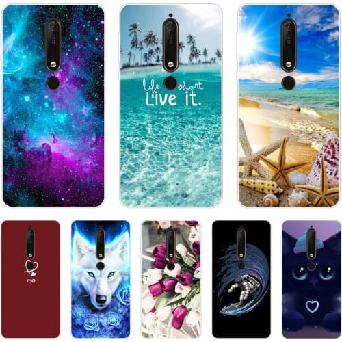 For Nokia 6 2018 Case 5.5 inch Soft Bumper Silicone Case For Nokia 6.1 Cover TA-1043 TA-1045 TA-1054 TA-1050 TA-1068 Phone Case