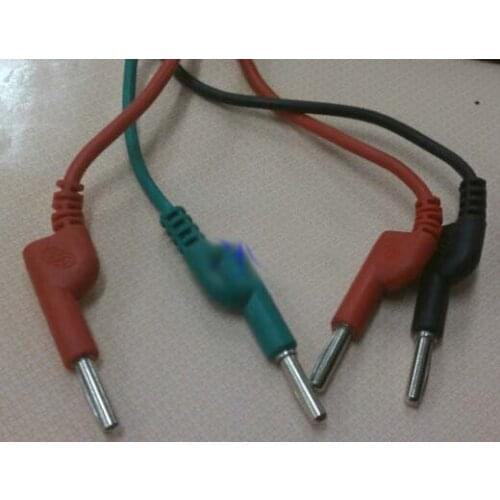 Electric power voltage current test conductor 4mm Banana plug socket terminal High voltage test 1.6 Square millimeter 1 meter