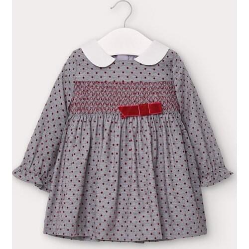 2956 MAYORAL polka dot flannel dress