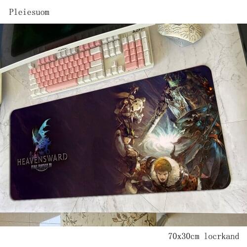 Final fantasy xiv mouse pad Adorable Computer mat 70x30cm gaming mousepad large Colourful padmouse keyboard games pc gamer desk