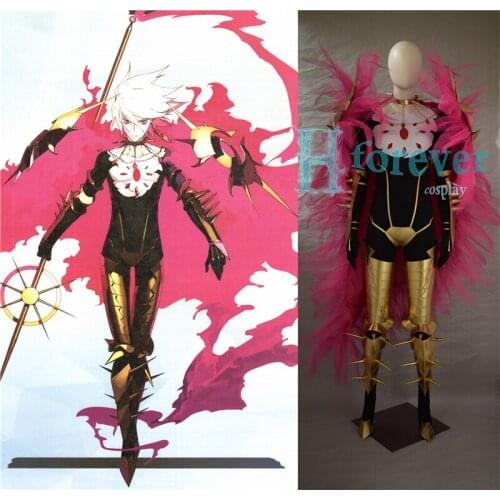 [Customized] 2018 Game Fate/Extra CCC Karuna Battle Uniform Cosplay Costume Any Size Unisex Full Set For Halloween Free Shipping