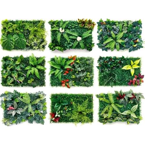 60*40cm Home Decoration Artificial Plant Lawn Grass Fake Decorative Wall Plant Garden Outdoor Interior Decoration