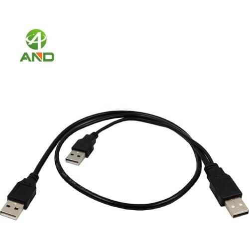 USB 2.0 Male To Male M/M Adapter Cable Cord Wire,3A current,70cm length cable
