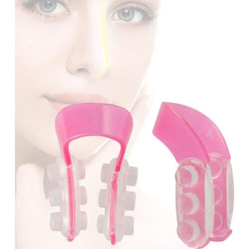 2pcs/set Fashion Nose Up Shaping Shaper Lifting Bridge Straightening Nose Clip MOLF