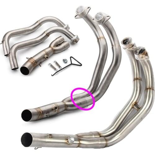 MT-07 FZ-07 XSR700 slip on Motorcycle Exhaust system pipe Muffler Escape Tail For MT07 FZ07 Tracer 2014 2015 2016 2017 2018 year