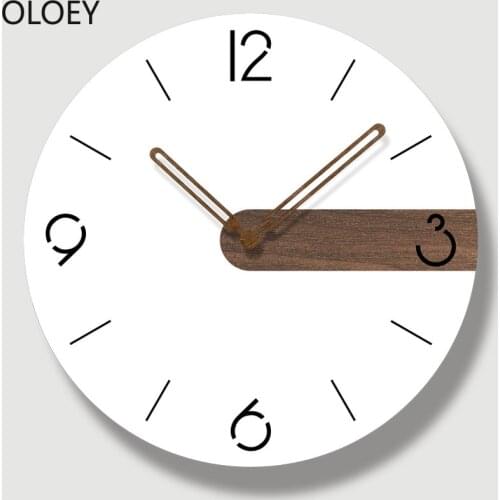White Silent Wall Clock Modern Design Large Living Room Simple Wall Watch Mechanism Kitchen Clock Bathroom Horloge Europe Hot