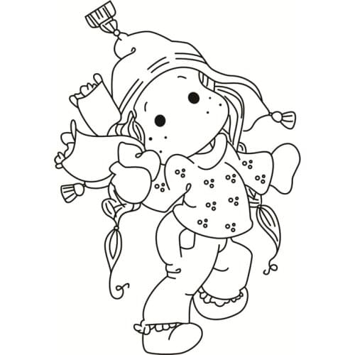 New Alphabet Transparent Silicone Clear Rubber Stamp Sheet Cling Scrapbooking DIY Cute Pattern Photo Album PaperCard Decor Stamp