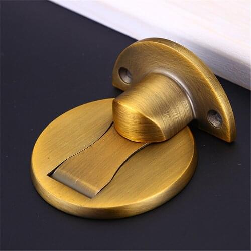 Door Stopper Stainless Steel Door Stop Magnetic Door Holder Toilet Glass Door Hidden Doorstop Furniture Hardware