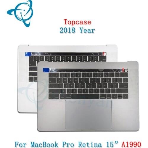 Shenyan Original A1990 Top Case For Macbook Pro Retina 15“ Topcase US Keyboard Backlight Trackpad Speaker Touchbar Battery 2018